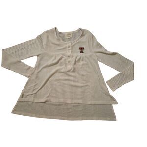 Garb Team Girls XL 11-12 Texas Tech Baby Doll Waffle Knit Top Red Raiders